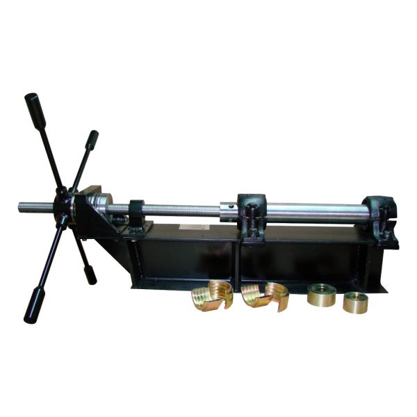 Extractor horizontal de muestras de tubos Shelby P-107, con tornillo sinfín