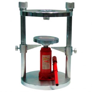 Extractor vertical de muestras manual para utilizar en moldes con diámetro de 4″ y 6″
