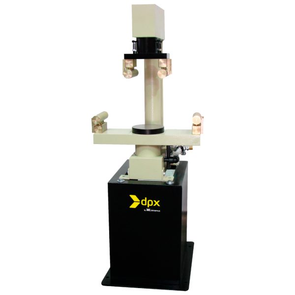 Bastidor tipo C para el ensayo de resistencia a la flexión de cilindros de concreto. Capacidad de 150 kN. Según las normas ASTM C78 y C293