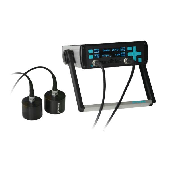 Medidor ultrasónico portátil Pundit Lab+ para control no destructivo en el concreto