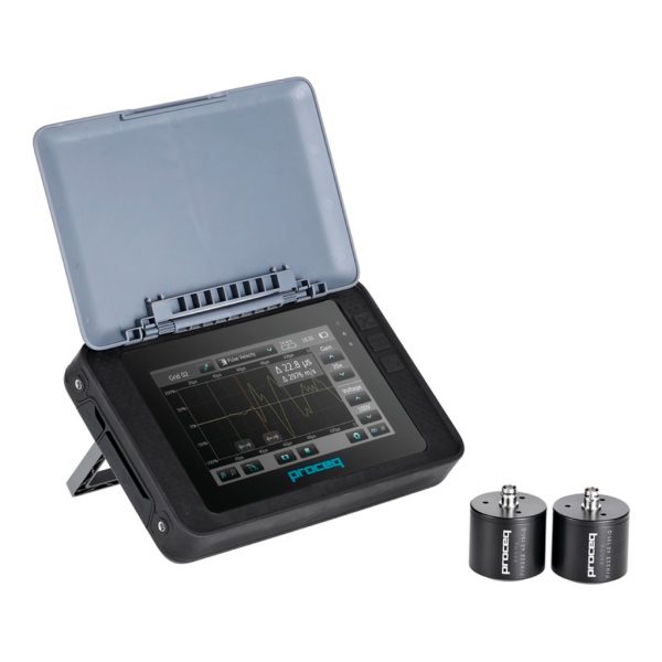 Medidor ultrasónico portátil Pundit PL-200 para control no destructivo en el concreto